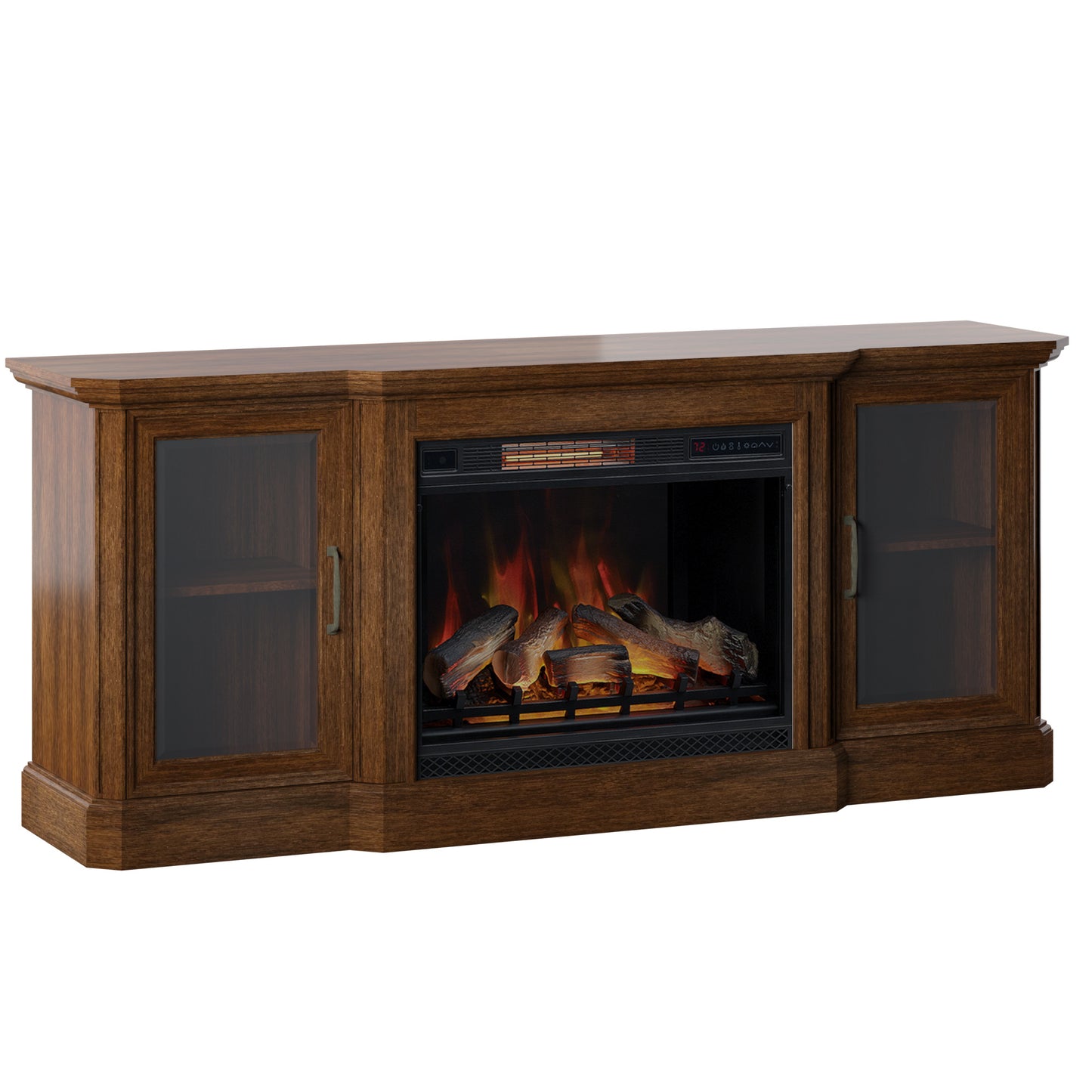 Hershel TV Stand with ClassicFlame® Electric Fireplace