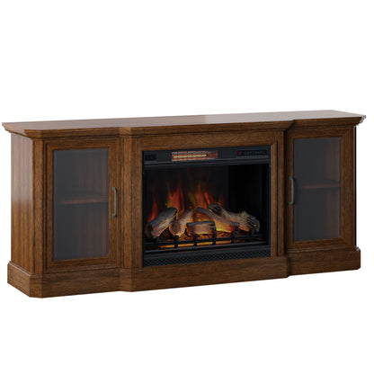 Hershel TV Stand with ClassicFlame® Electric Fireplace