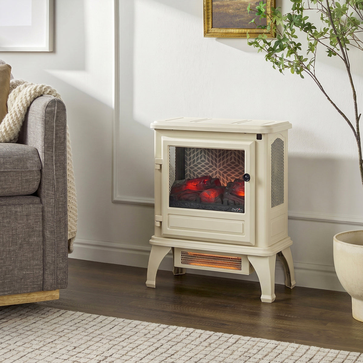 duraflame® Electric Fireplace Stove Heater with 3D Flame® Effect