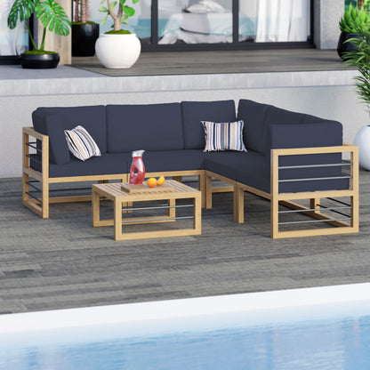 TK Classics 6 Piece Aluminum Outdoor Conversation Set