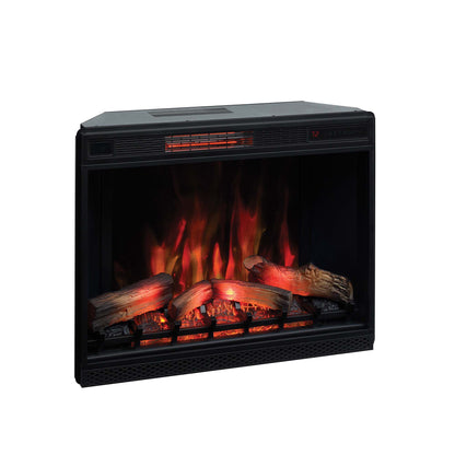 33” 3D Infrared Quartz Electric Fireplace Insert with Safer Plug® and Safer Sensor™