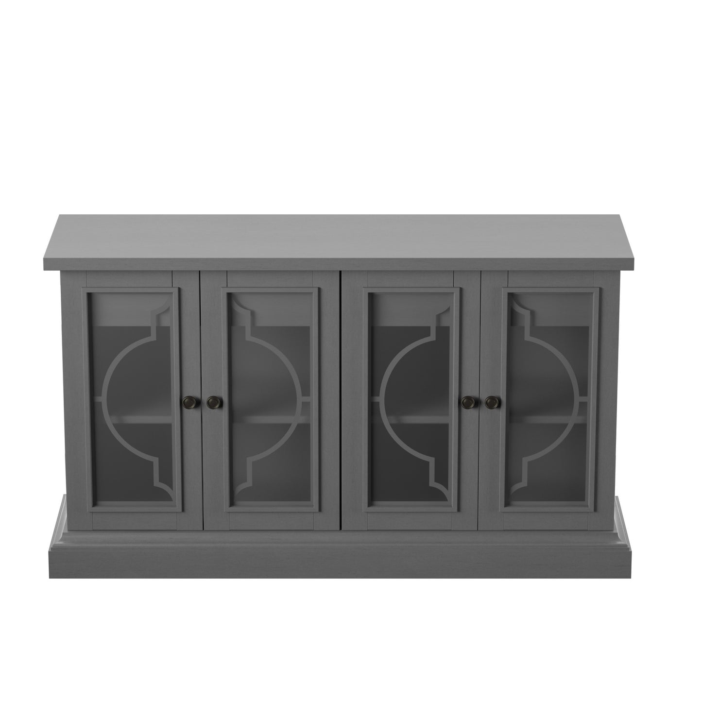 Twin Star Home Sideboard with Frosted Glass Doors