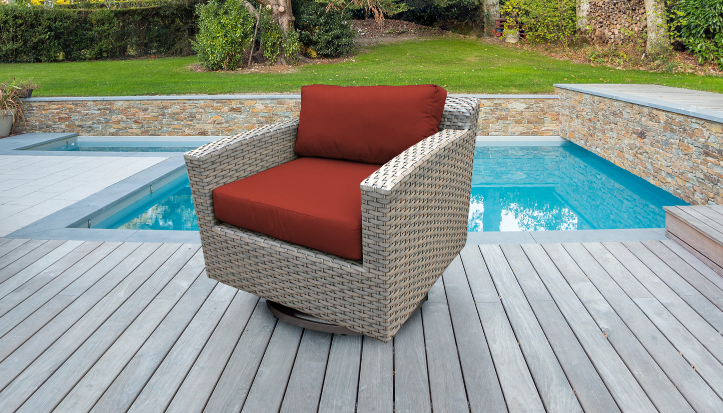 TK Classics Outdoor Swivel Chair