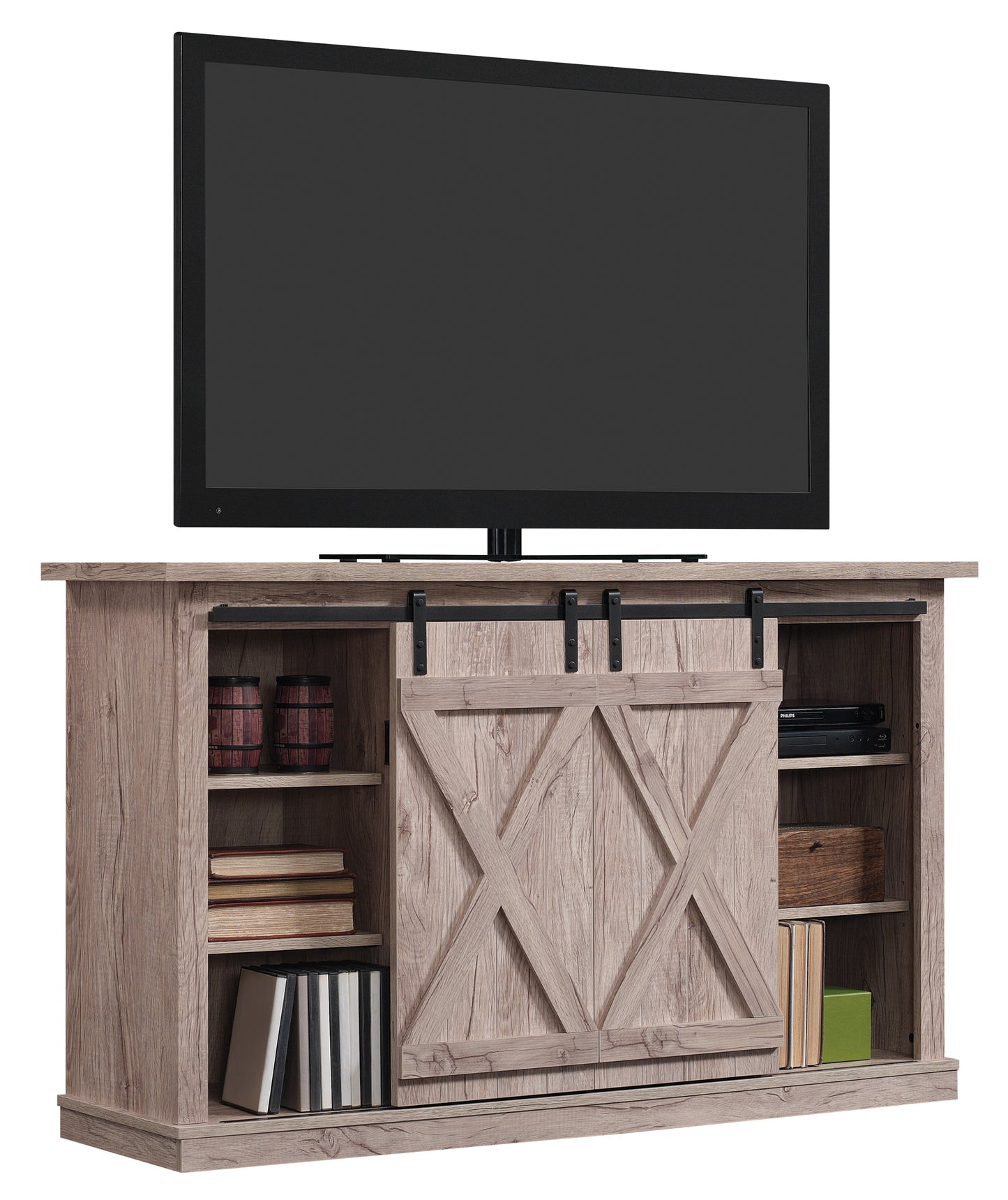 Cottonwood TV Stand for TVs up to 60 inches with Sliding Barn Doors