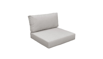 TK Classics Outdoor Armless Sectional Sofa Chair Cushion Slipcovers for 6” Thick Cushions