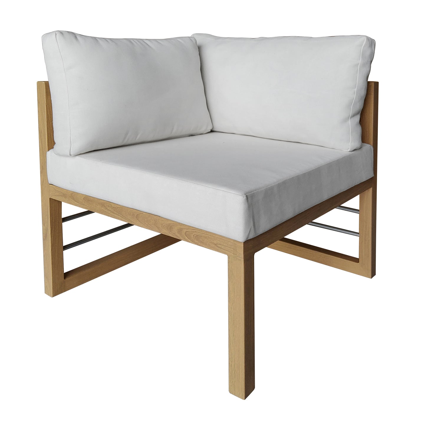 TK Classics Aluminum Outdoor Sectional Corner Sofa Seat