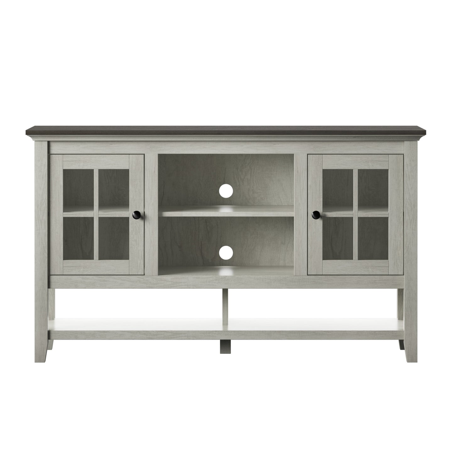 TV Stand for TVs up to 60” with Open Lower Storage