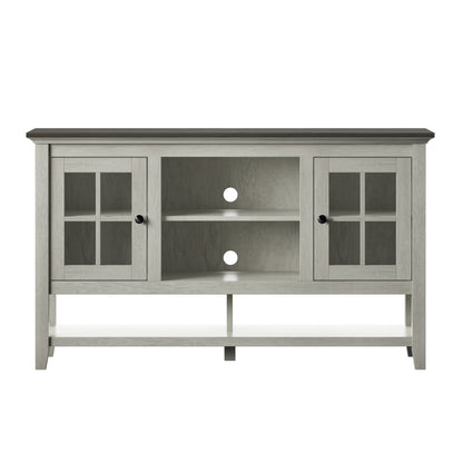 TV Stand for TVs up to 60” with Open Lower Storage