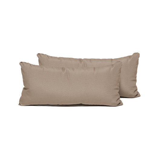 Outdoor Rectangular Throw Pillow, Wheat