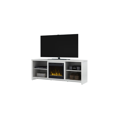 Shelter Cove TV Stand for TVs up to 65" with Electric Fireplace, Valley Pine