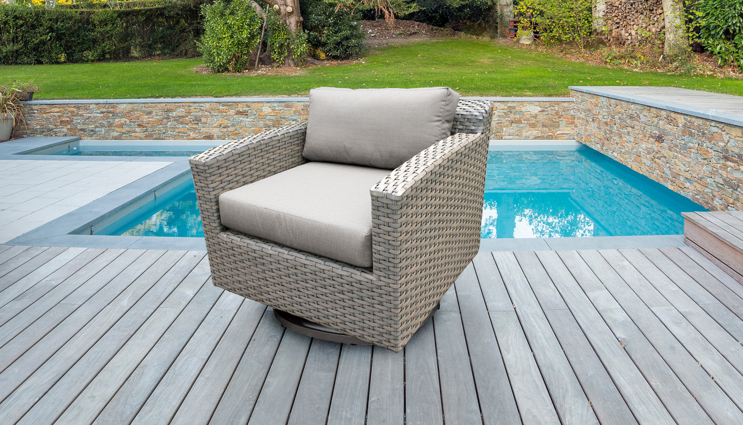 TK Classics Outdoor Swivel Chair