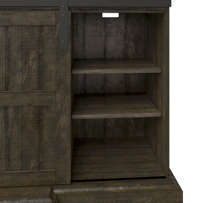 Sliding Barn Door TV Stand for TVs up to 70”