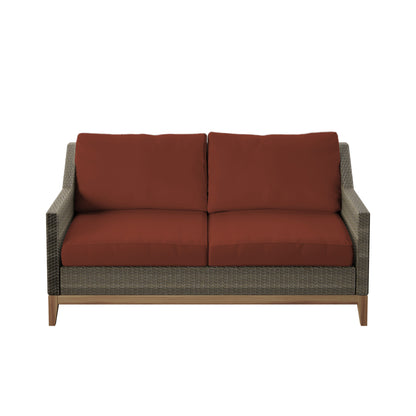 TK Classics Outdoor Loveseat with Cushions