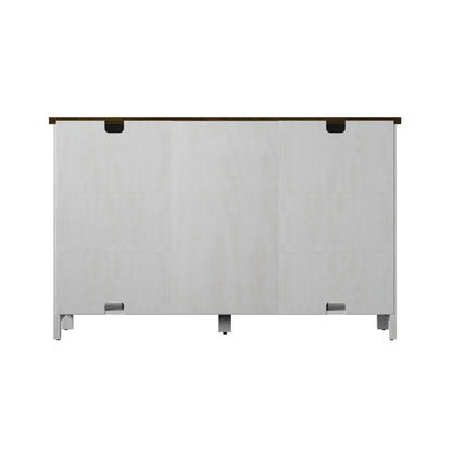 Modern Farmhouse Sideboard with Wine Storage and Sliding Barn Doors