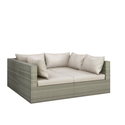TK Classics 4 Piece Outdoor Sectional Sunbed