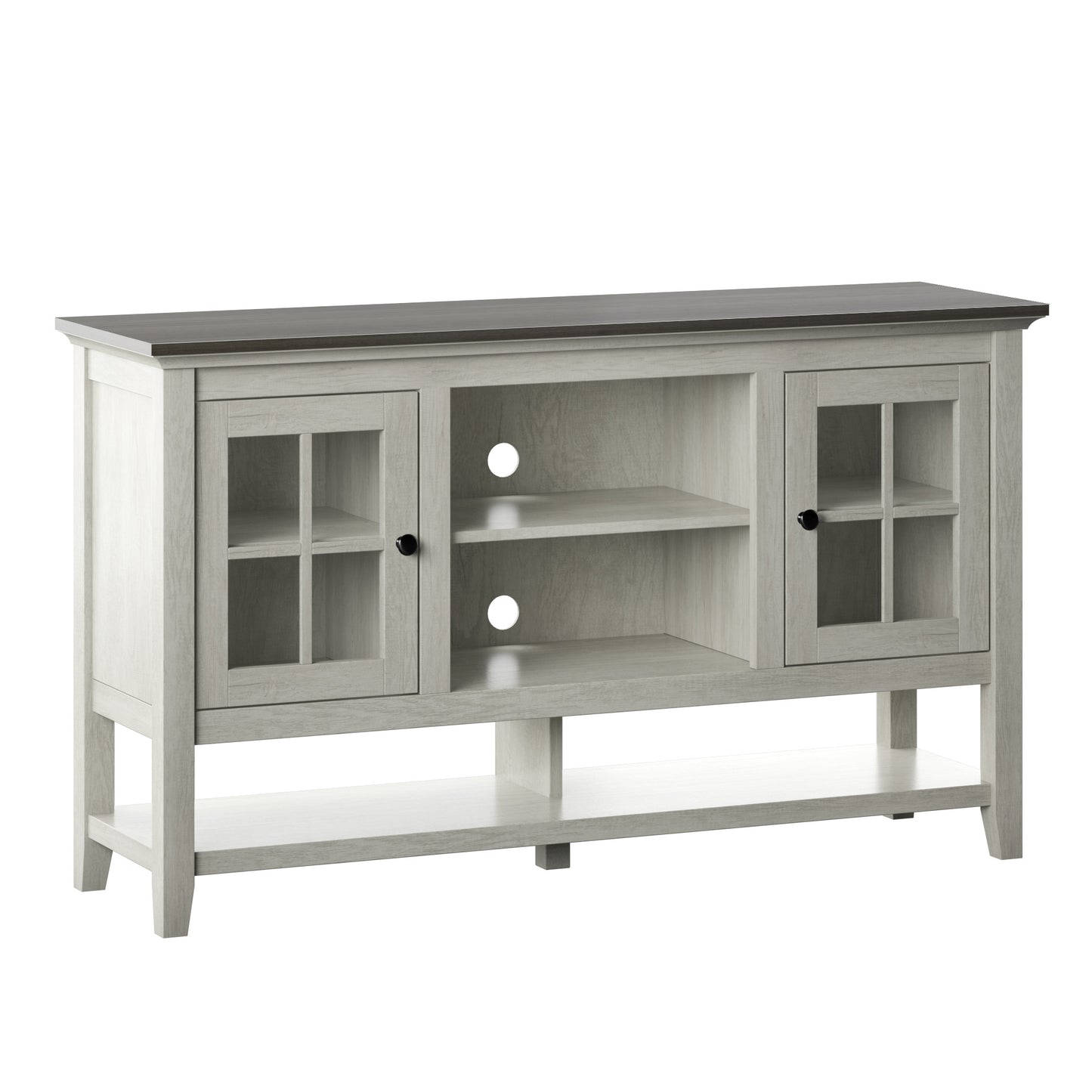 TV Stand for TVs up to 60” with Open Lower Storage