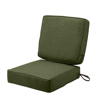 Classic Accessories Montlake FadeSafe Weatherproof Outdoor Chair Cushion, Set of 2
