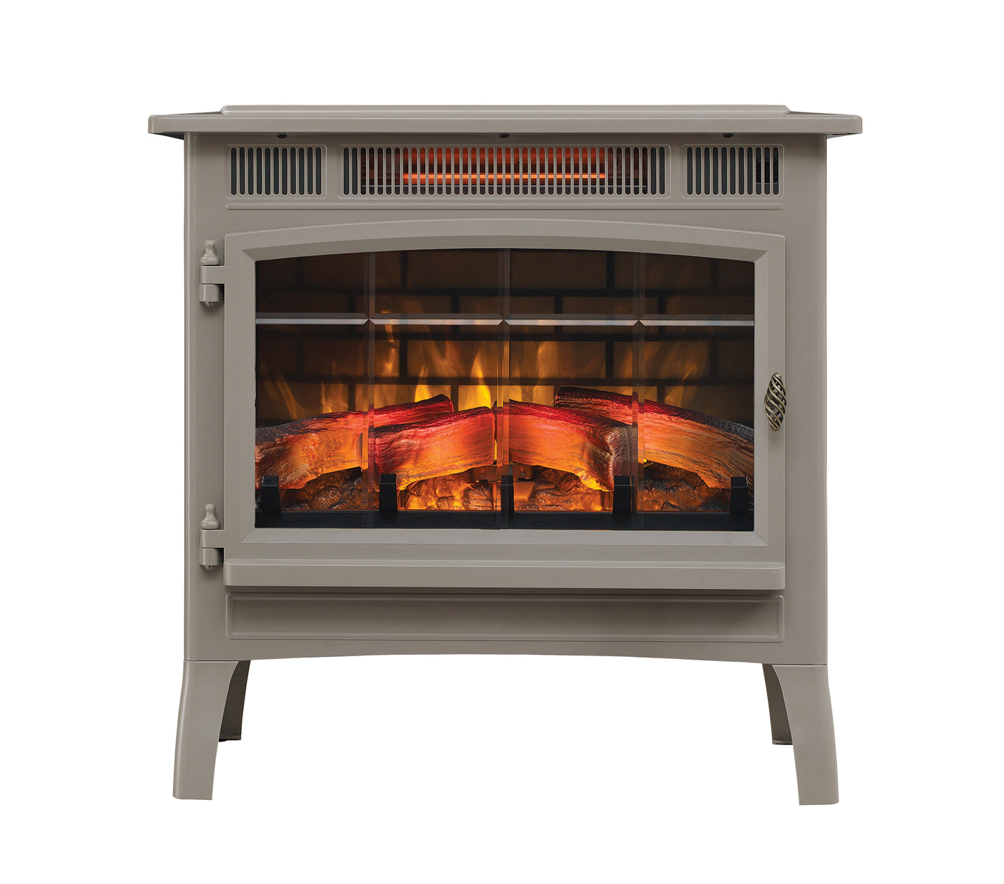 duraflame Freestanding Electric Fireplace Stove Heater with 3D Flame Effect for 1,000 Sq. Ft. Room