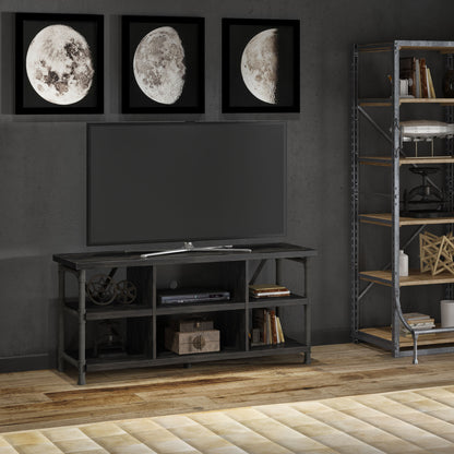 Irondale Open Architecture TV Stand for TVs up to 60 inches, Autumn Driftwood