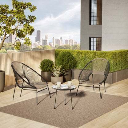 TK Classics Outdoor 3 Piece Outdoor Conversation Set