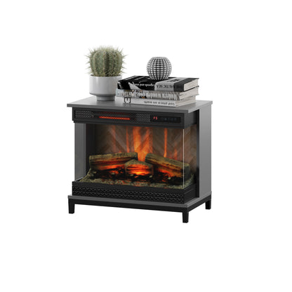 PanoGlow® Wall Mantel Electric Fireplace