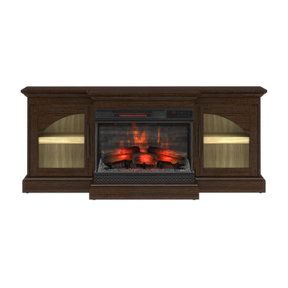 duraflame® 60" Smart Electric Fireplace TV Stand, Alexa Voice & App Control