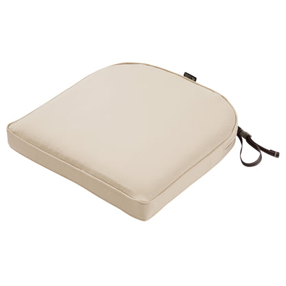 Classic Accessories Montlake FadeSafe Water-Resistant Contoured Patio Dining Seat Cushion