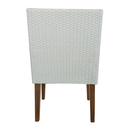 TK Classics Outdoor Dining Armchairs with Cushions, Set of 2