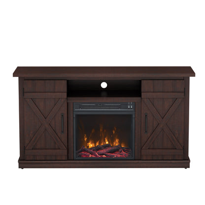 Cottonwood TV Stand for TVs up to 55" with Electric Fireplace