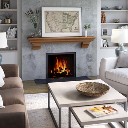 60" Mantel Shelf with Optional Corbels