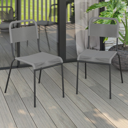 TK Classics Outdoor Dining Chairs, Set of 2