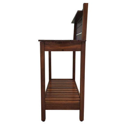 TK Classics Acacia Potting Bench