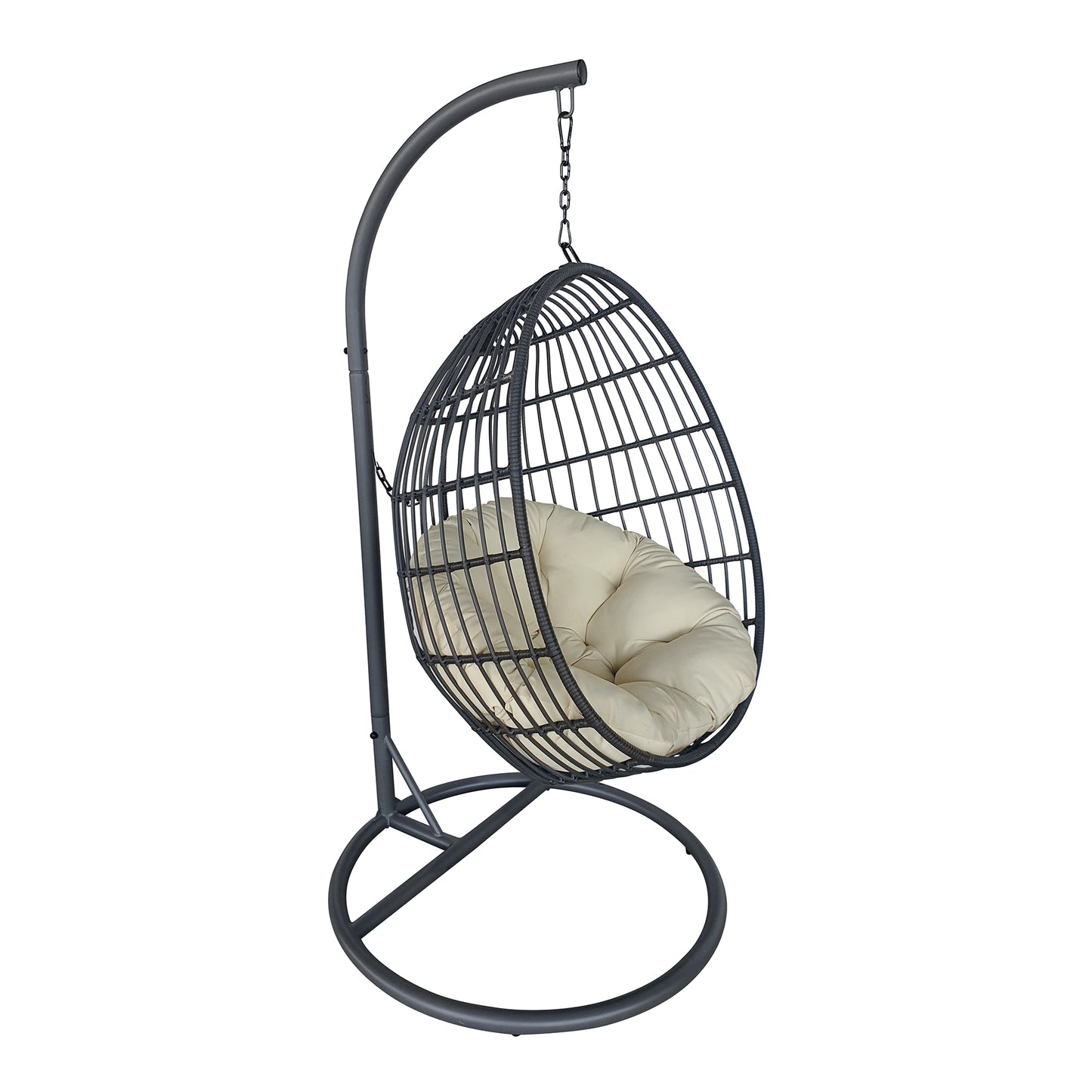 TK Classics Swing Egg Chair Hammock with Cushion and Stand