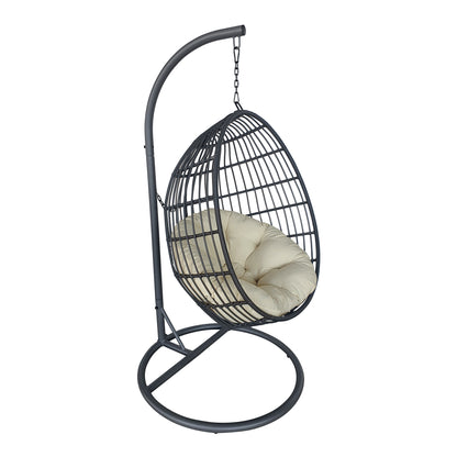 TK Classics Swing Egg Chair Hammock with Cushion and Stand