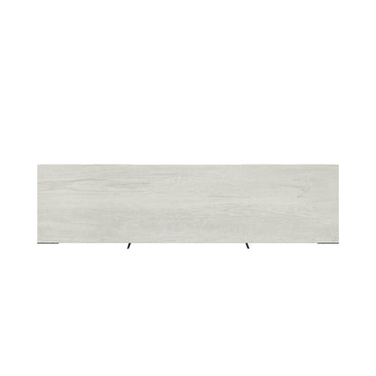 TV Stand for TVs up to 65" with Planked Doors and Nail Head Details