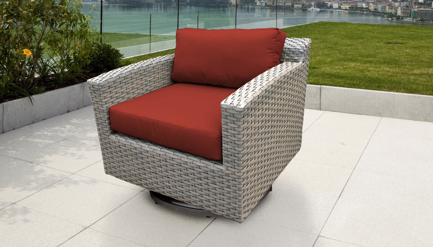 TK Classics Outdoor Swivel Chair