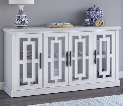 Tresanti® Kerrigan Accent Console, White Marble