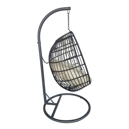 TK Classics Swing Egg Chair Hammock with Cushion and Stand