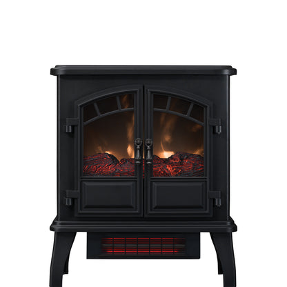 duraflame®  Infrared Quartz Electric Stove Heater, Black