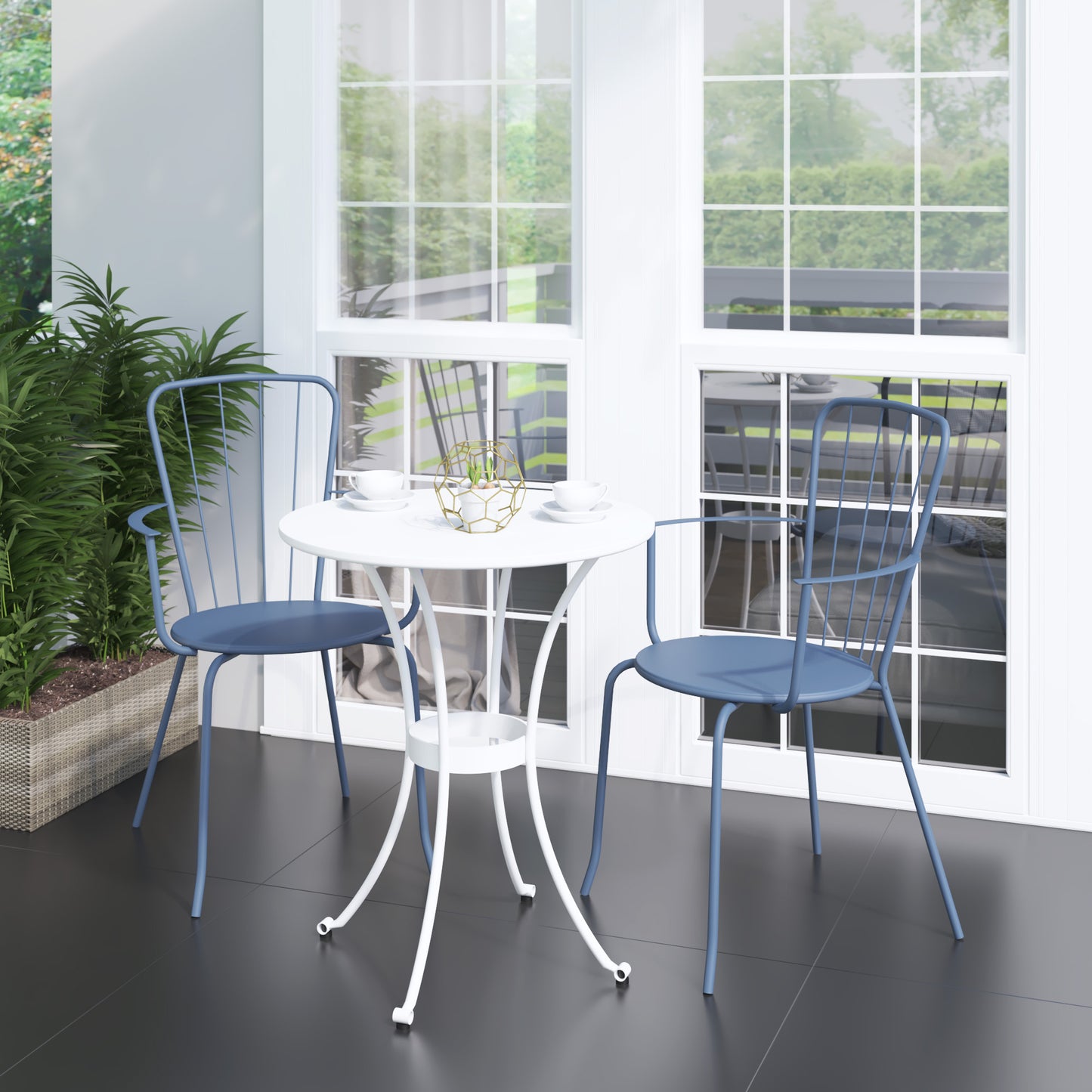 TK Classics 3 Piece Outdoor Dining Set