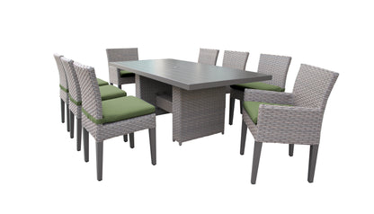 Monterey 9-Piece Wicker Outdoor Dining Set