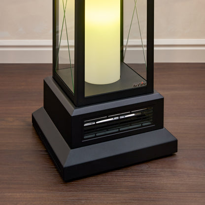 duraflame® 28" Electric Lantern Heater with Remote, Black