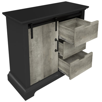 Accent Cabinet with Sliding Door and Drawers