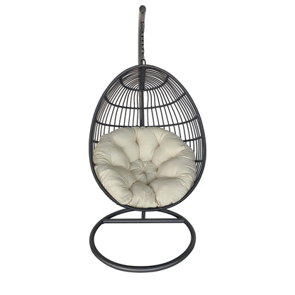 TK Classics Swing Egg Chair Hammock with Cushion and Stand