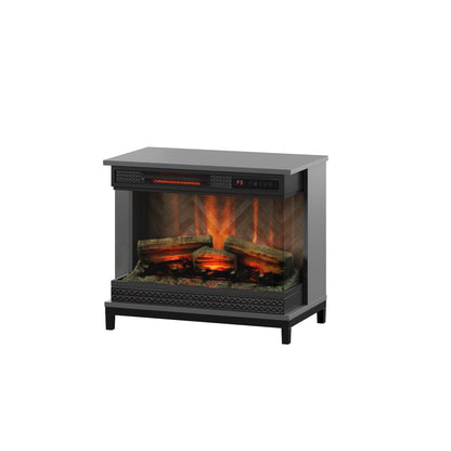 PanoGlow® Wall Mantel Electric Fireplace