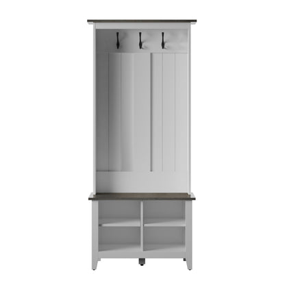 Hall Tree with Storage Bench