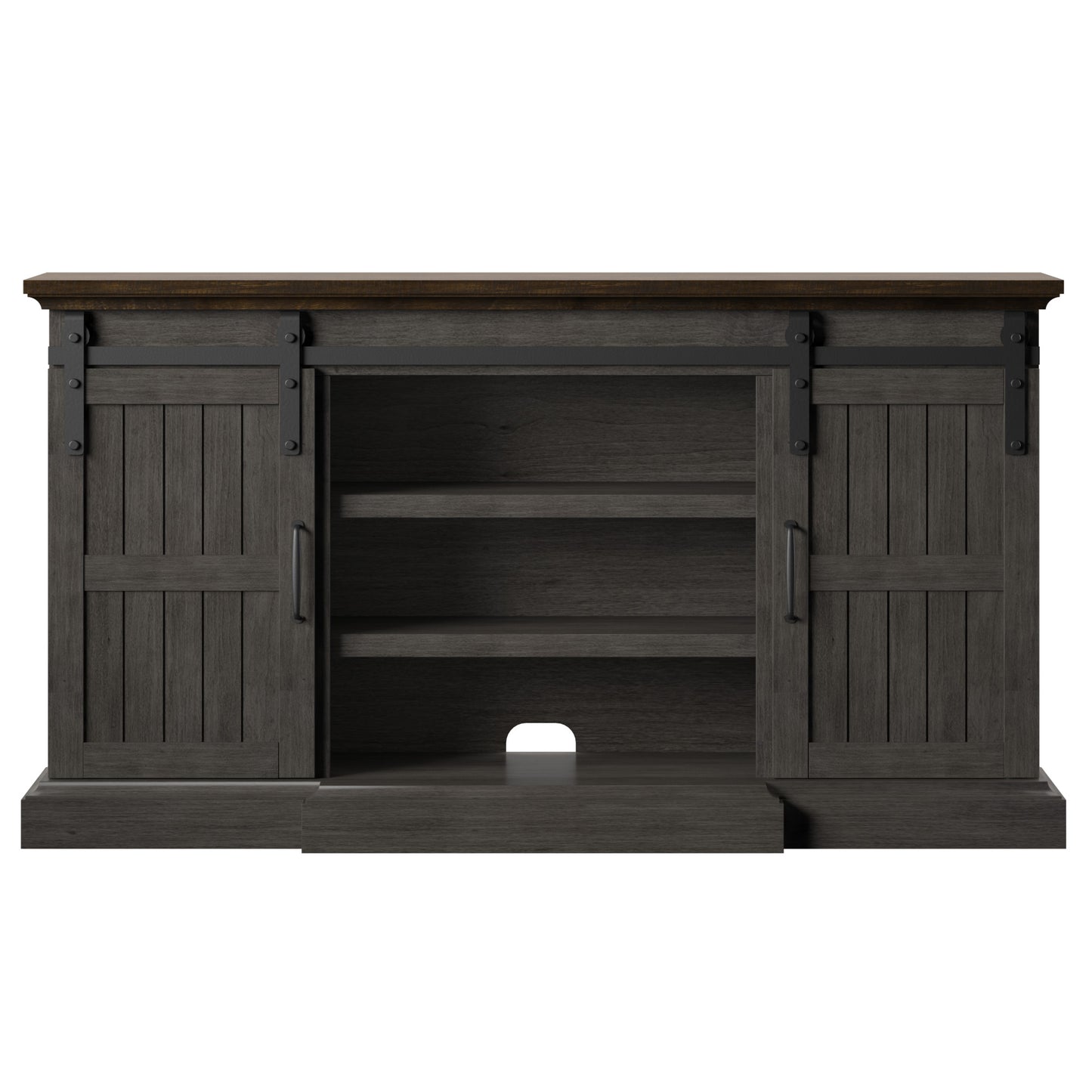 Sliding Barn Door TV Stand for TVs up to 70”