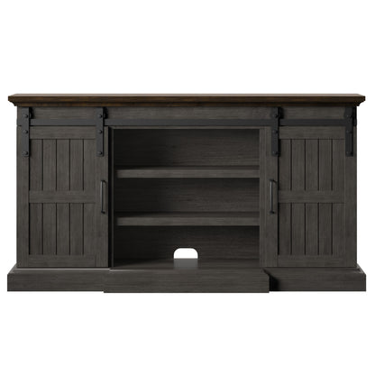 Sliding Barn Door TV Stand for TVs up to 70”