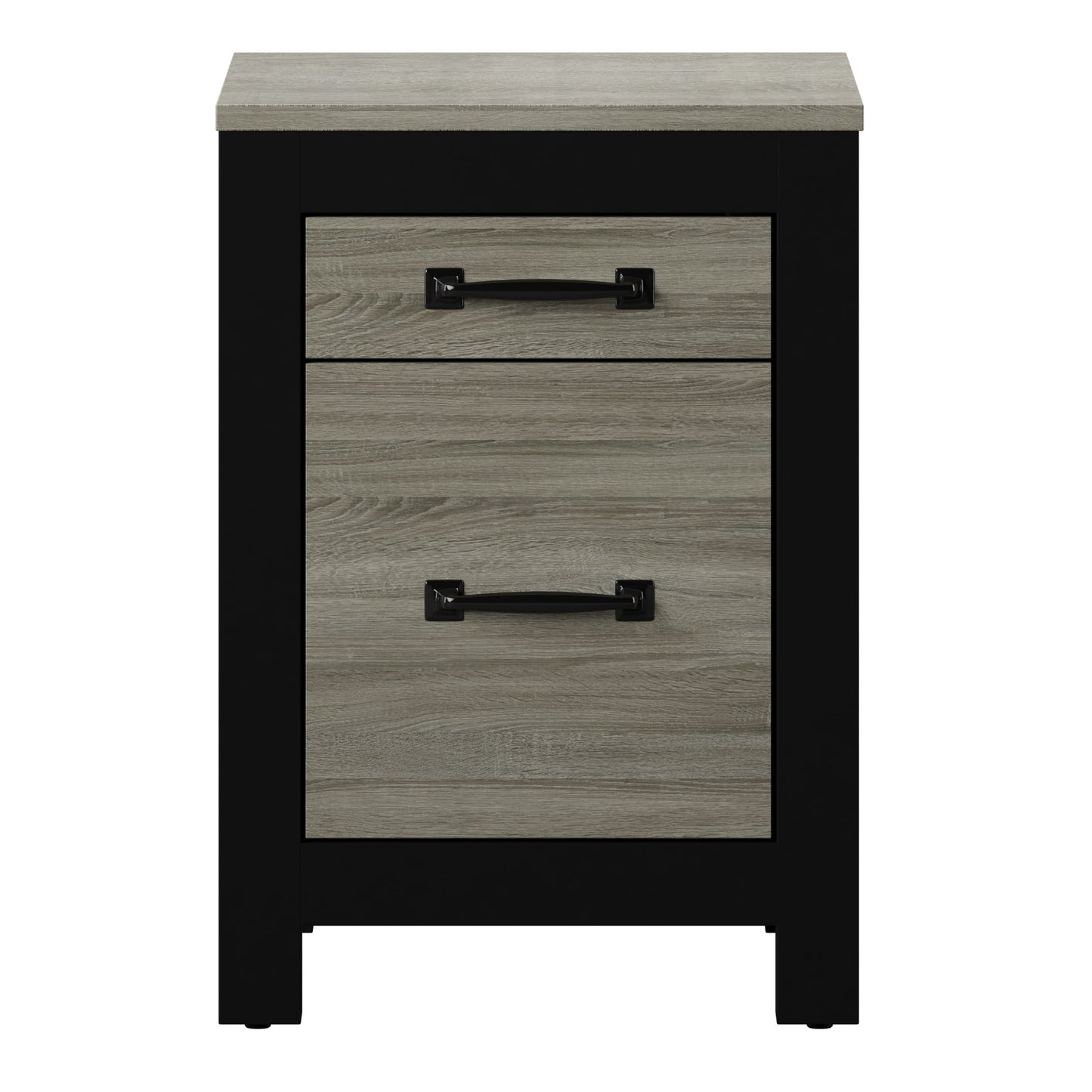 Better Homes & Gardens Dale Filing Cabinet, Clayton Oak and Black