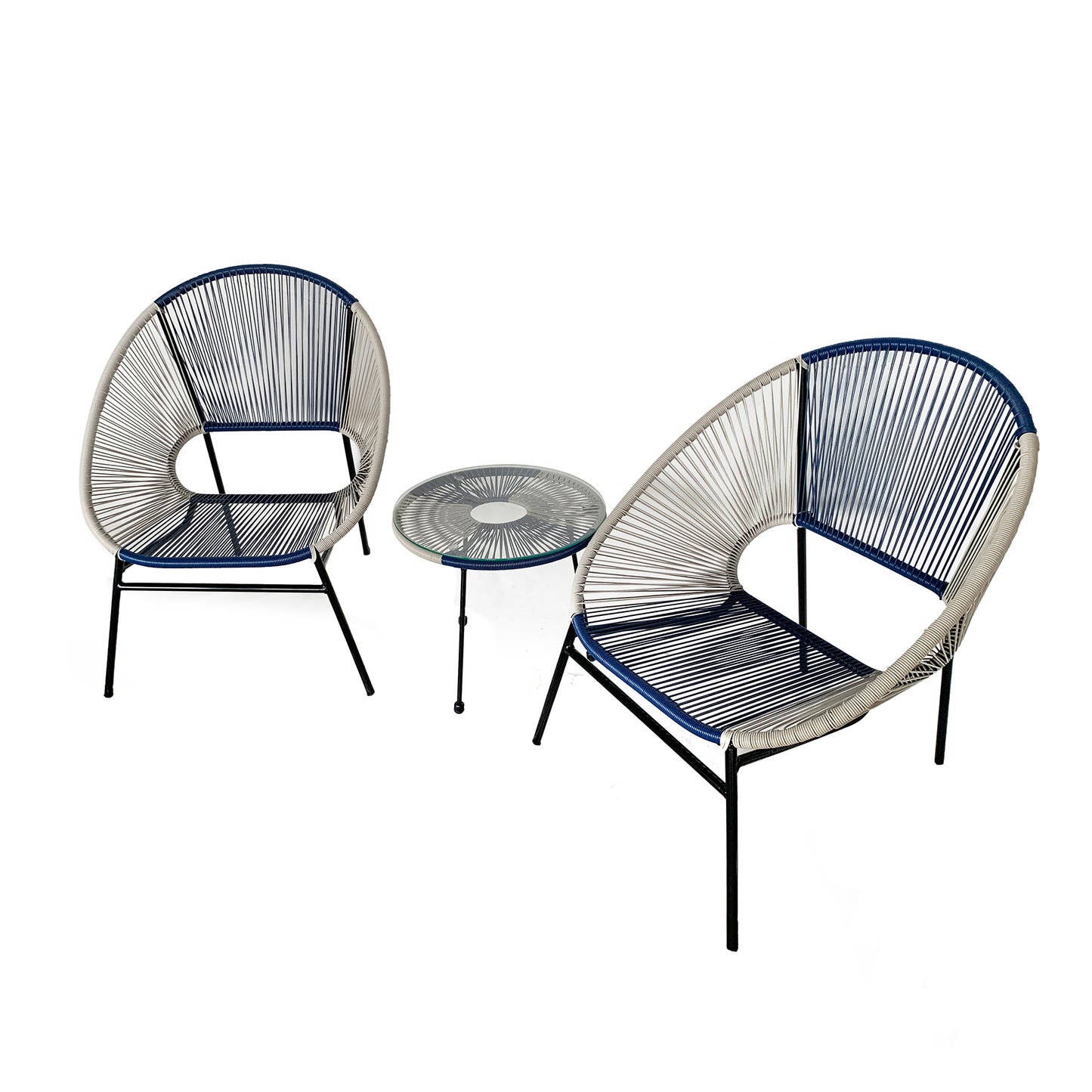 TK Classics Outdoor 3 Piece Outdoor Conversation Set